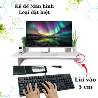 Kệ để màn hình ĐẶT BIỆT, Giá kê máy tính, Kệ để Laptop đa năng, chắc chắn dễ lắp ráp