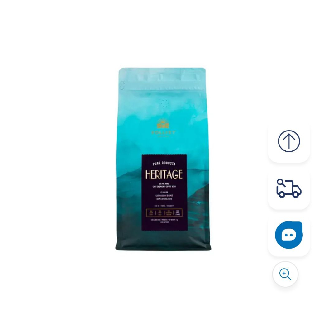 [ Date Mới ] Chính Hãng - Cà phê hạt Heritage, gói 1kg (CF3) MM