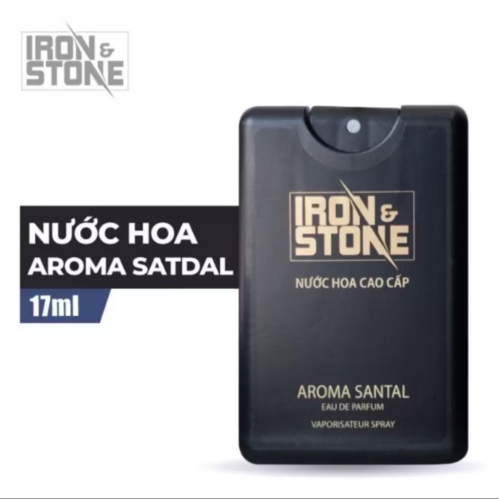 Hộp 8 chai Nước Hoa Iron & Stone hương Aroma Santal