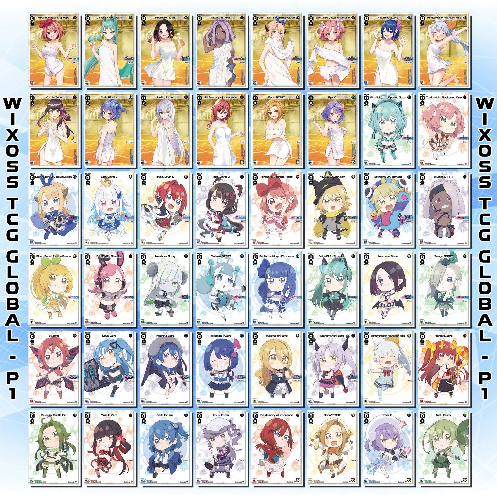 [Độc Quyền Phản Quang 7 Màu] Thẻ bài Wixoss TCG Global - P.1