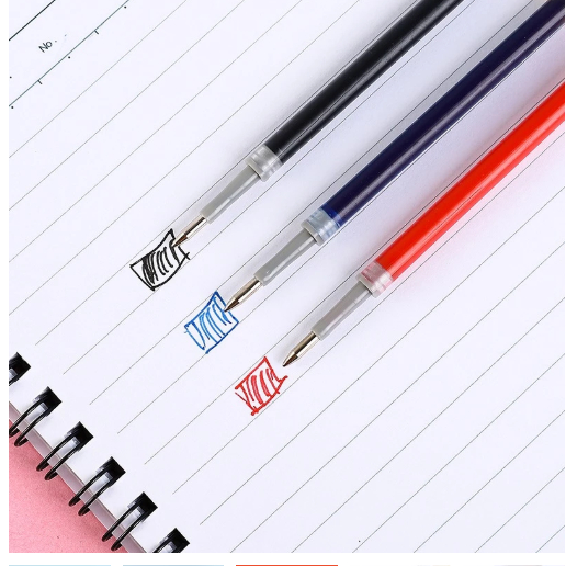 Combo 20 ngòi bút bi bấm,Ngòi Bút Bi Nước,20 ngòi bút Macaron ,Ngòi bút bấm 11cm đầu 0.5mm
