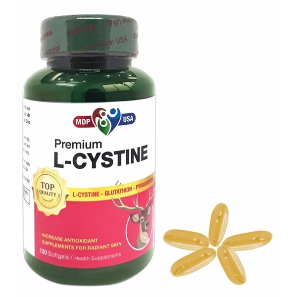 PREMIUM L - CYSTINE trắng da giảm nám dưỡng tóc móng