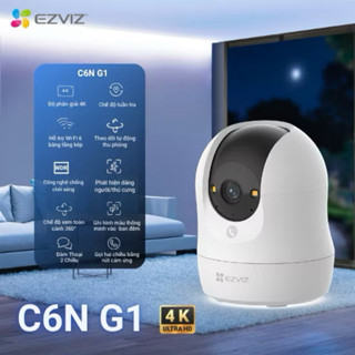 Camera Wifi EZVIZ C6N G1 4K 8MP/C6N G1 3K 5MP/H6C G1 4K 8MP/H6C G1 3K 5MP Xoay 360 Độ, Xoay Dọc 85 Độ, Đàm Thoại 2 Chiều
