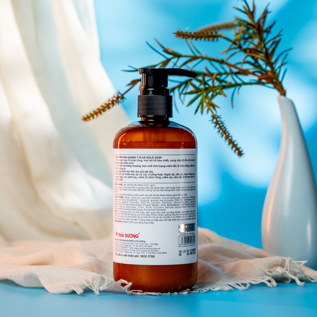 Sữa tắm Thái Dương 7 Plus - Hoa Phong Lan 250ml, 500ml - Sao Thái Dương | BigBuy360 - bigbuy360.vn