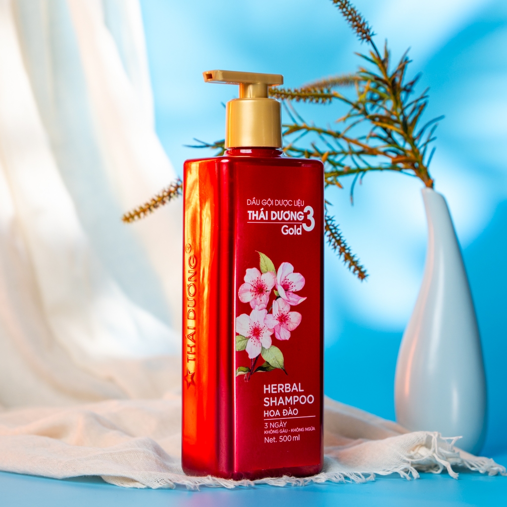 [Live Mua 1 tặng 1] Dầu gội Thái Dương 3 Gold Hoa Đào 500ml / Dầu xả 333ml tặng tube Thái Dương 7 Plus Gold 50g | BigBuy360 - bigbuy360.vn