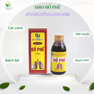 Combo 5 lọ Siro Bổ phế Đại Uy 125ml trừ ho bổ phế