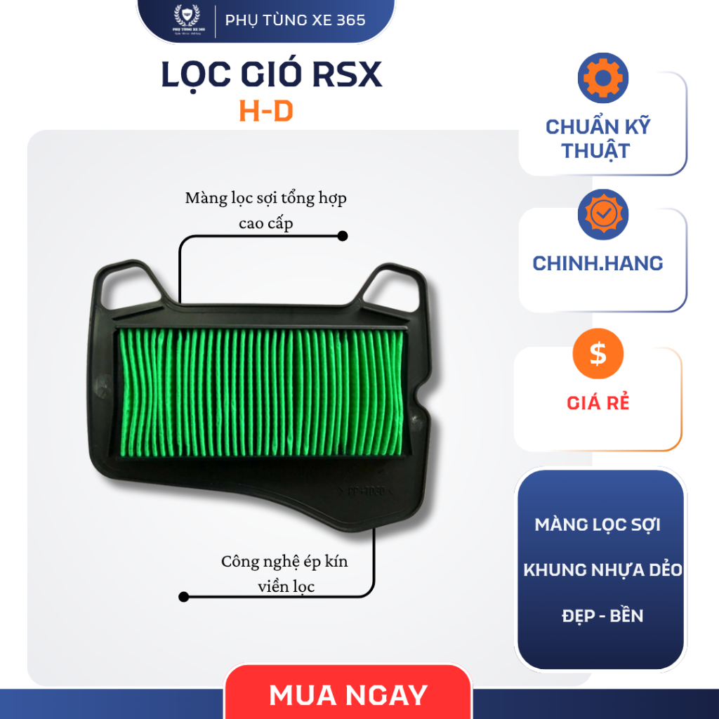 Lọc gió Rsx và Rsx AT