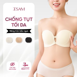 Áo lót quây TSAM đệm vừa, nâng ngực, tạo khe, không gọng, chống tuột, không gọng AL Quây TSAM 2549