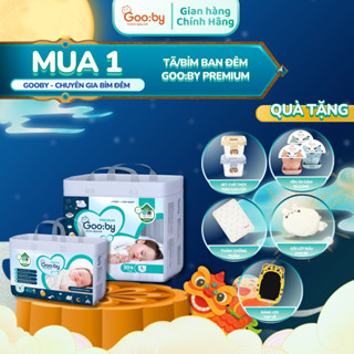Tã/bỉm quần Gooby Premium - Chuyên gia bỉm đêm, chống trào đến 12h size M/L/XL/XXL cho bé từ 6kg - 24kg
