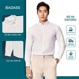 Áo Sơ Mi Nam BADASS OXFORD Cao Cấp, Mềm Mại, Phong Cách Lịch Sự, Sang Trọng - SHDTK608