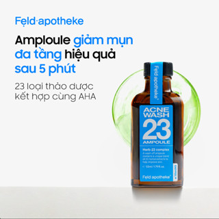  Peel giảm mụn đa tầng Acne Wash 23 Ampoule Feld Apotheke 53ml 