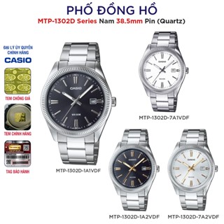 Đồng hồ nam dây kim loại Casio chính hãng Anh Khuê MTP-1302D-1A1VDF