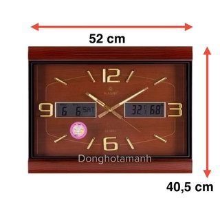 Đồng hồ treo tường kashi k108 -909 kim trôi siêu tĩnh