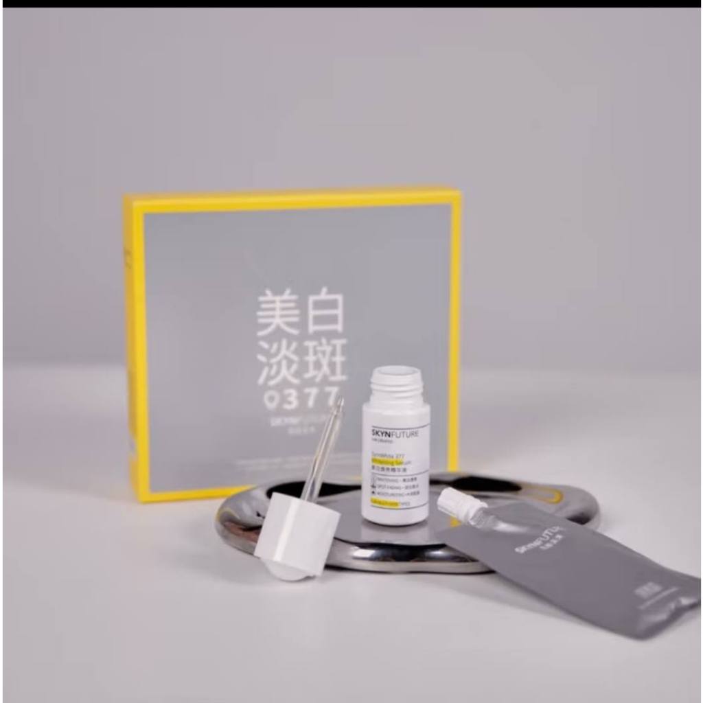 Set 1 chai serum trắng da giảm tàn nhang 377 của skynfuture 30ml + 1 túi thay thế 30ml