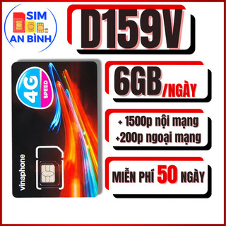  SIM 5G VINAPHONE D159V – 6GB NGÀY | LỰA CHỌN CHO NGƯỜI DÙNG NHIỀU - SIM AN BÌNH - SIM NGỌC MAI 