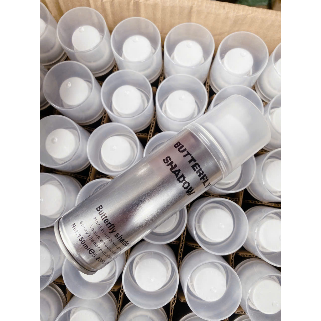 Gôm Xịt Tóc Cứng Chai Bé 150ml Khi Đi Du Lịch Đi Chơi - Keo Xịt Tóc Butterfly shadow 150ml