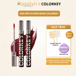 COLORKEY Son Môi Gương Bóng Colorkey Dạng Lỏng Lâu Trôi Glasting Water Tint 1.7g Chính hãng Rosslyn