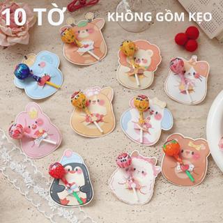 DANY SET 6-10-12 GIẤY CẮM KẸO CHO BÉ, QUÀ TẶNG SINH NHẬT CHO BÉ KHÔNG KÈM KẸO