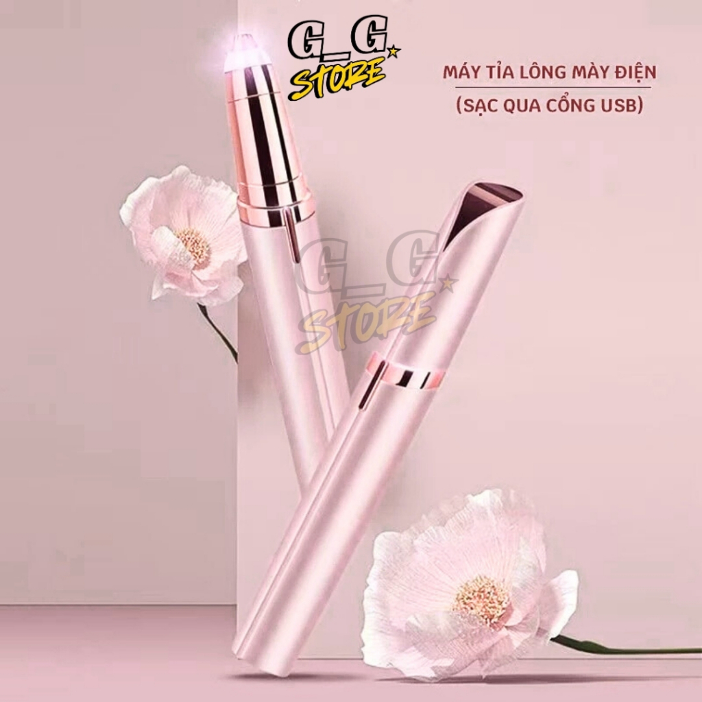 Máy Tỉa Lông Mày Điện – Sạc USB, Tỉa Gọn An Toàn Cho Da Mặt - GGStore