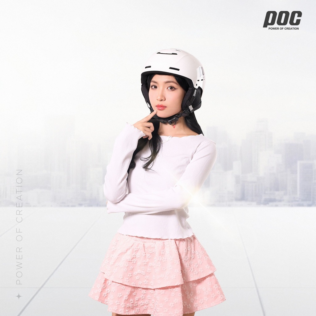 Nón bảo hiểm POC, P10 trắng bóng đạt chuẩn QCVN, mũ xe máy siêu nhẹ, chính hãng POC