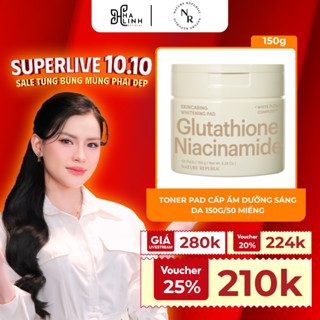 [VHL x Nature Republic] TONER PAD CẤP ẨM DƯỠNG SÁNG DA 150G/50 MIẾNG
