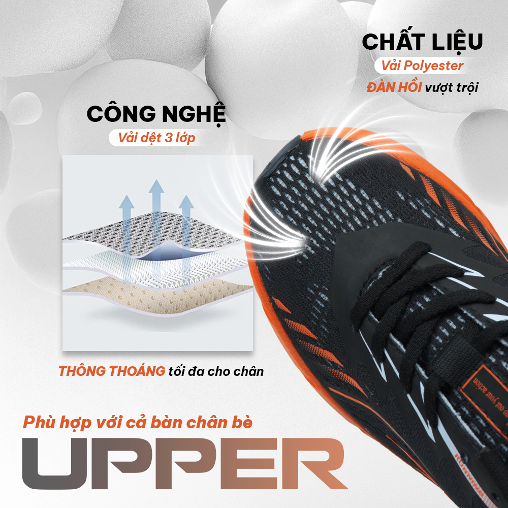 Giày thể thao chạy bộ nam nữ Goya Plus năm 2026 Công nghê EVA Foam mới nhất, nhẹ êm, nẩy vượt trội | BigBuy360 - bigbuy360.vn