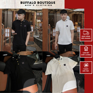 Áo Polo Nam Love Thêu Logo Cổ Siêu Đẹp - Áo Polo Nam Nữ Love Cúc Vàng Cao Cấp