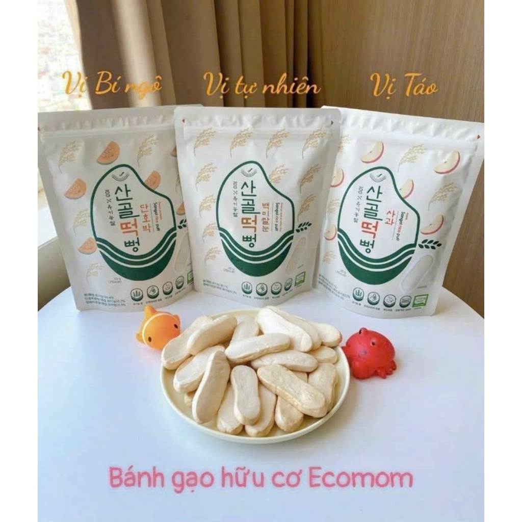 bánh gạo hữu cơ ecomom hạn 2/2026