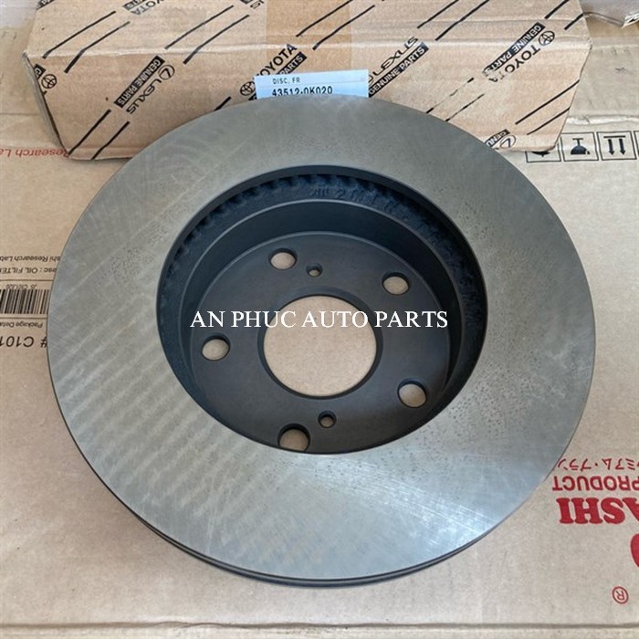 Đĩa thắng trước Toyota Innova 2004-2016 chính hãng #TOYOTA 43512-0K020, 435120K020