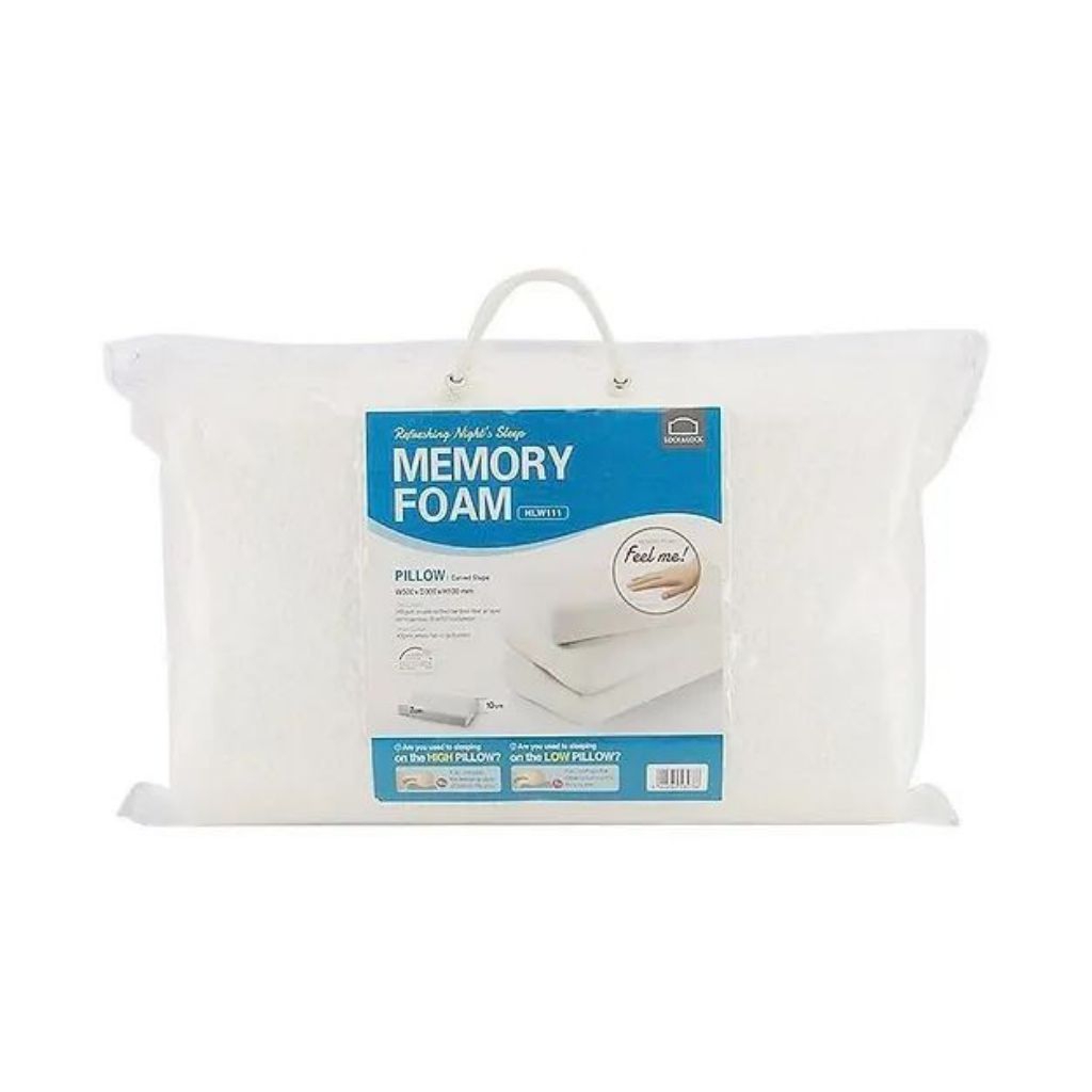 GỐI MEMORY FOAM 50DHÌNH CONG LOCKNLOCK HLW111