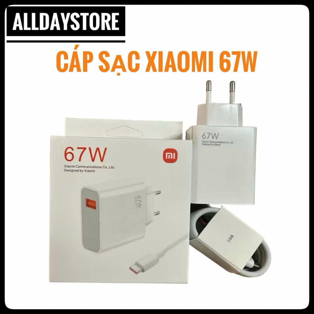 Sạc Xiaomi 67W, Sạc Nhanh Xiaomi 67W, Bộ Sạc Nhanh Xiaomi 67W Sạc Xiaomi 67W
