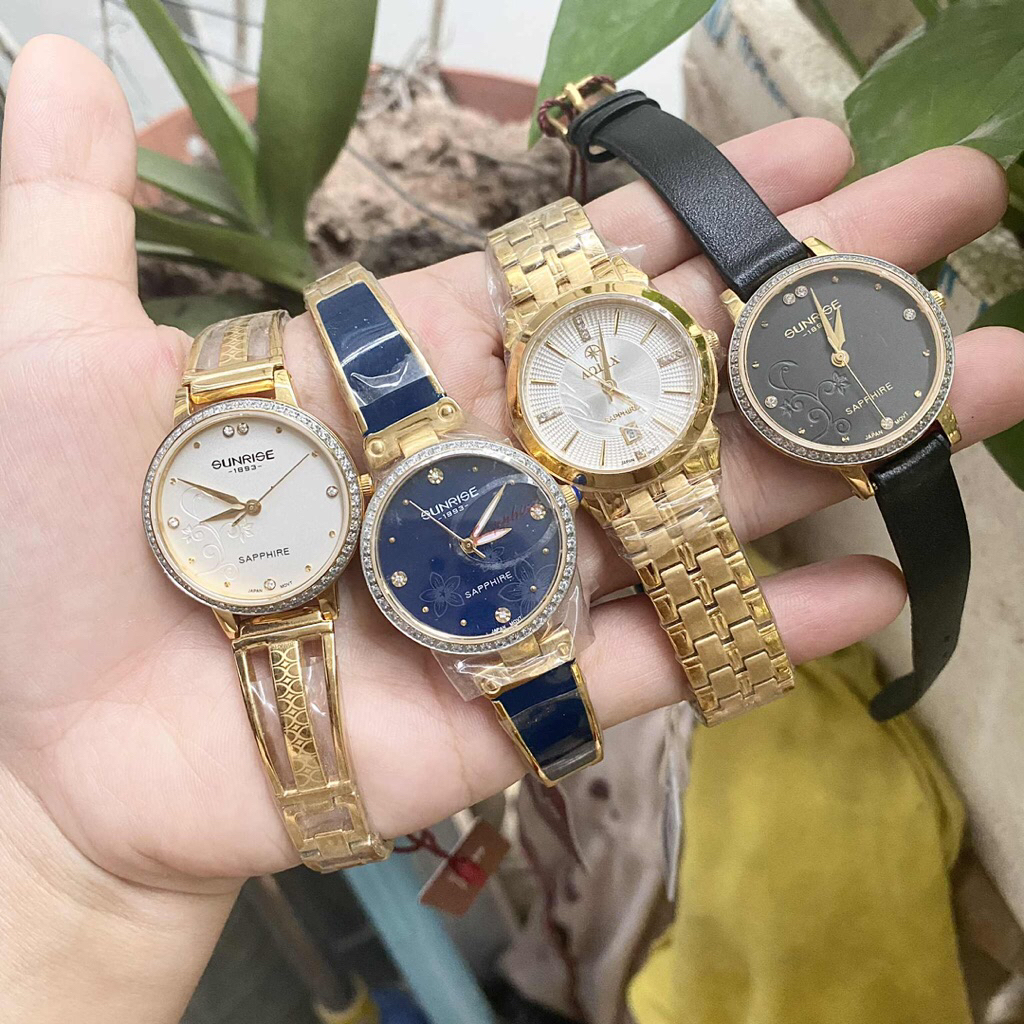 Đồng Hồ Nữ Thanh Lý Chính Hãng Sunrise, Aolix Giá Rẻ - Sang Trọng, Chống Nước, Bảo Hành