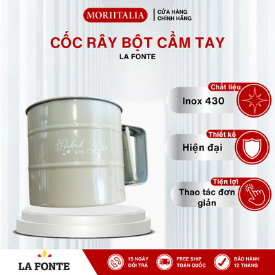 Cốc Rây Bột Cầm Tay Inox 430 La Fonte - 015837