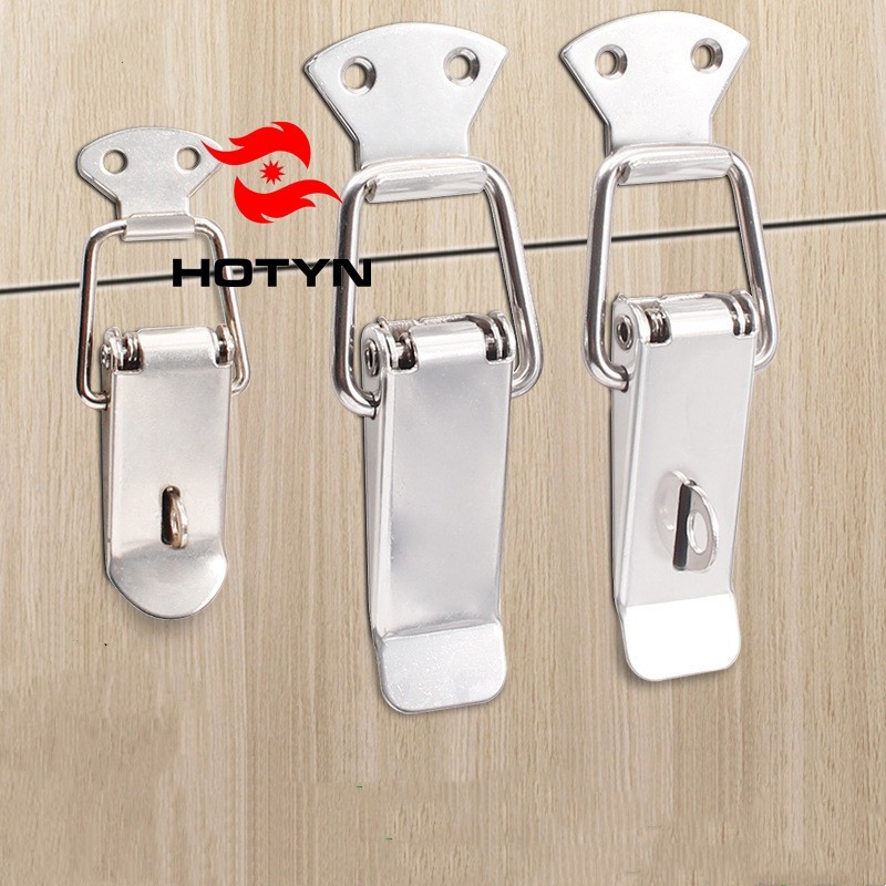 COMBO3 Khóa mỏ vịt có khoen khóa, khóa gài inox 304 Khóa gài, khóa móc