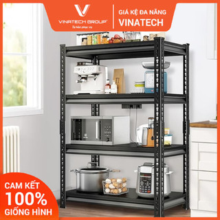 Kệ Sắt Nhà Bếp Thông Minh 5 tầng VINATECH Sơn Tĩnh Điện Không Gỉ Thiết Kế Móc Gài Dễ Lắp Để Đồ Đa Năng 