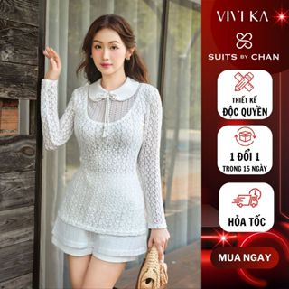 VIVI KA Áo Kiểu Nữ Arwen Top, Quần Váy nữ Arwen Skort