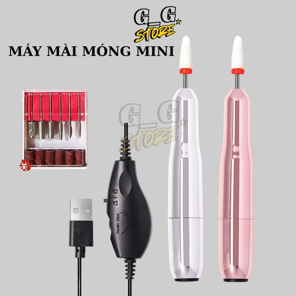 Máy Mài Móng Mini – Mài Móng Tay Móng Chân, Sạc USB Tiện Lợi - GGStore
