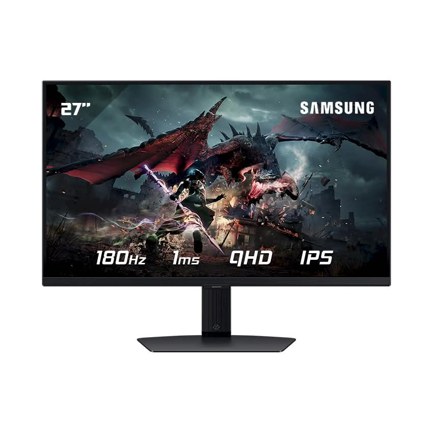 Màn Hình Gaming SAMSUNG Odyssey G5 G50D LS27DG502EEXXV (27 inch - IPS - 2K - 180Hz - 1ms)