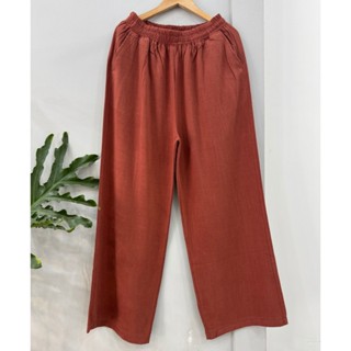   HOT 2026  Quần ÔNG SUÔNG linen nữ lưng thun - Vải đẹp & Đã wash độ co rút - Siêu nhẹ - Siêu mát 
