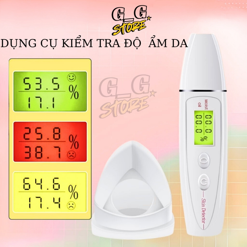 Máy Đo Độ Ẩm Da – Dụng Cụ Kiểm Tra Độ Ẩm Da Cầm Tay - GGStore