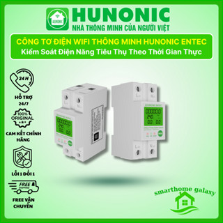 Công Tơ Điện Tử Wifi Thông Minh HUNONIC ENTEC Đo Điện Năng Tiêu Thụ Theo Thời Gian Thực 