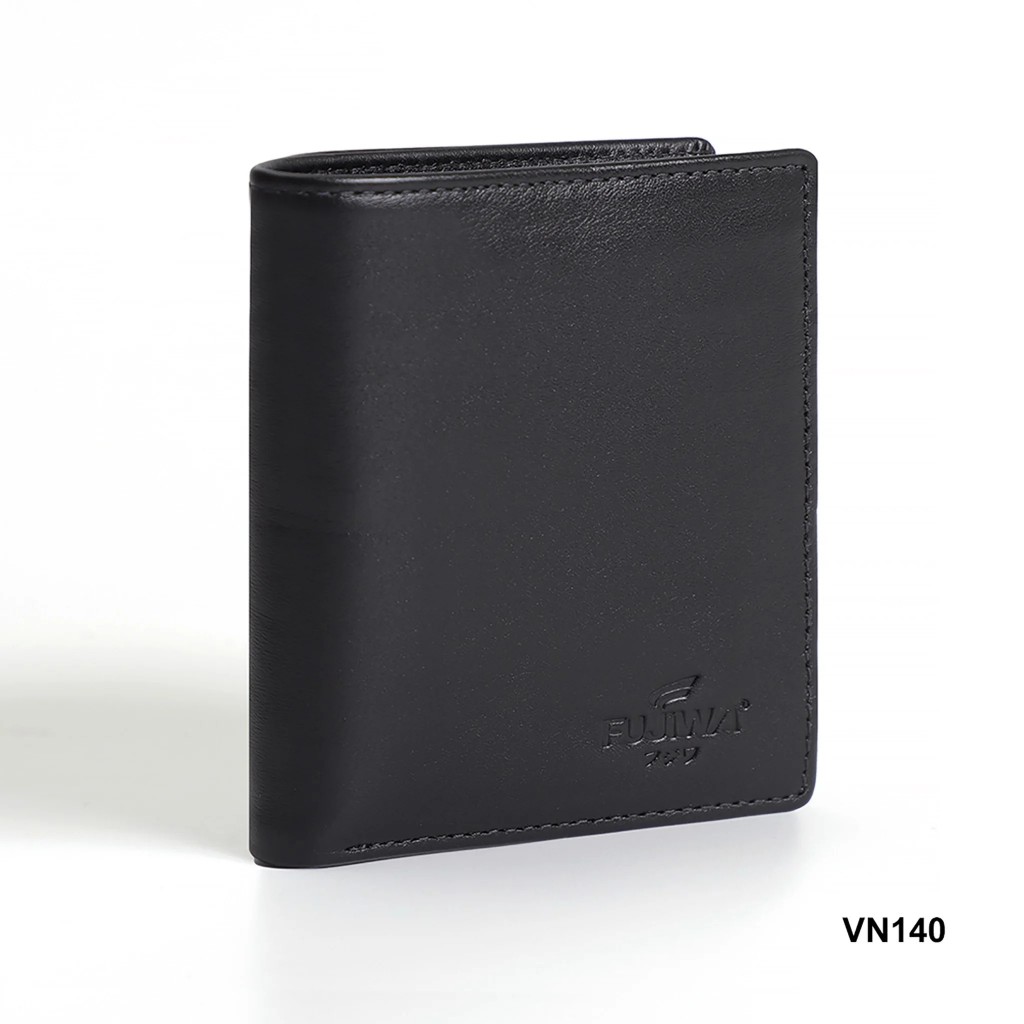 Ví Đứng (Bóp) Nam Da Bò Fujiwa'Style - VN140. Da Mềm Mịn, Độ Bóng Tự Nhiên. Free Size