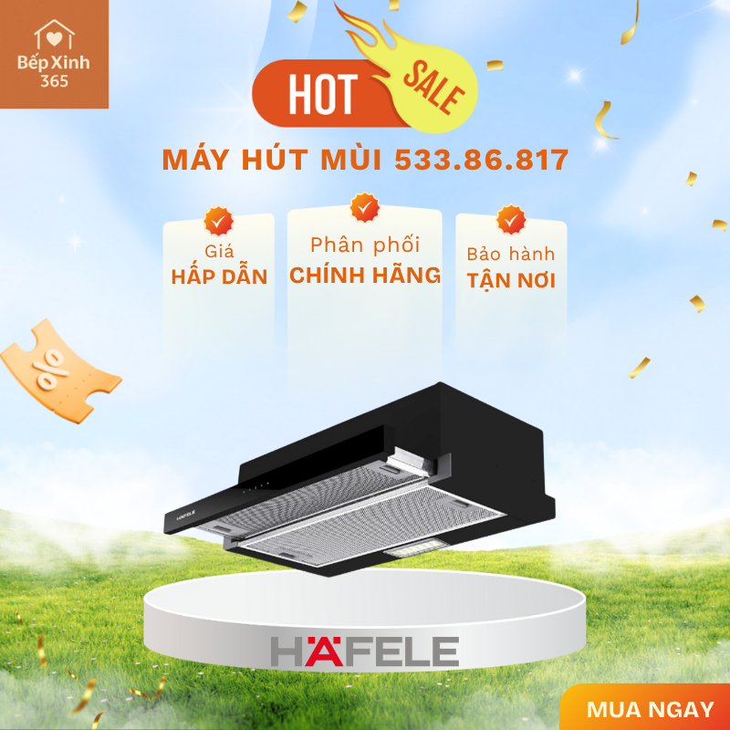 Máy hút mùi âm tủ Hafele HH-TT70A 533.86.817 – Tiện Nghi Và Hiệu Quả