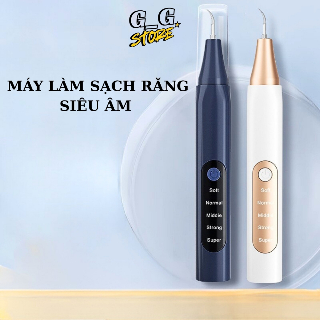 Máy Cạo Vôi Răng Siêu Âm Cầm Tay – Làm Sạch Cao Răng, Mảng Bám Tại Nhà - GGStore