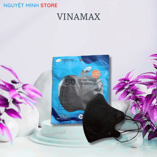 COMBO 200 CHIẾC KHẨU TRANG 5D VINAMAX 3 LỚP DÀY DẶN , CHỐNG TIA UV