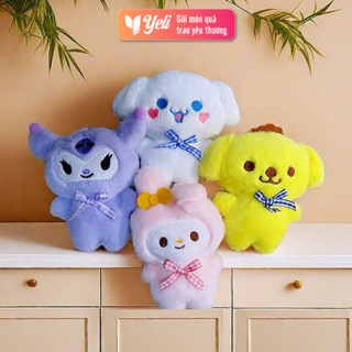  Gấu Nhồi Bông Hello Kitty Sarion Lotso Capybara mini 15cm Móc khóa Hello Kitty đáng yêu Yeli Shop 