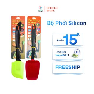 Bộ Phới Silicon Việt Son Làm Bánh, Dụng Cụ Bếp Đa Năng