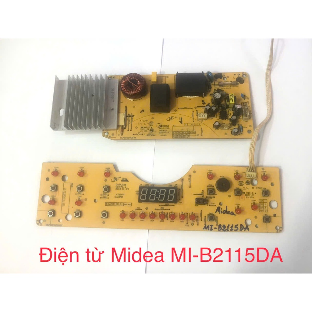 Bo khiển+ mạch công suất bếp điện từ Midea MI-B2115DA, hàng tháo bếp-đã qua sử dụng