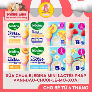 [DATE MỚI] Sữa Chua Nguội Bledina Lactes Pháp Cho Bé Ăn Dặm từ 6M+