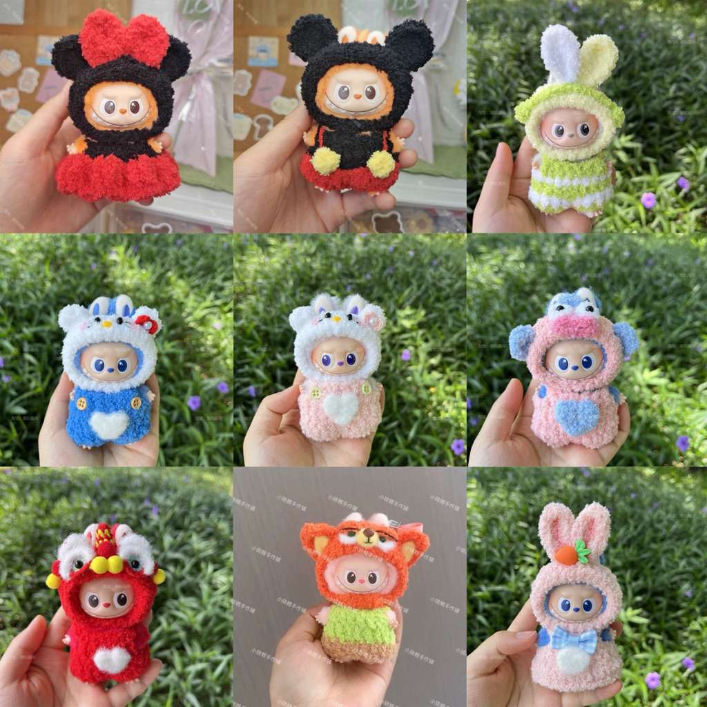 QUẦN ÁO - ĐỒ BẰNG LEN CHO LABUBU V4 MINI NEW 2